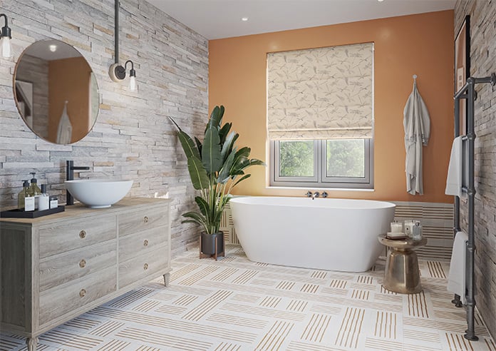 Dragonflies, Cream - Motorised Roman Blind - Image 6